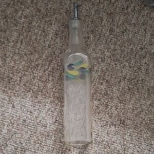 Elegant Clear Glass Bottle
